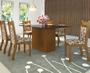 Imagem de Conjunto De Mesa Para Sala De Jantar Austria Com Vidro Preto e 6 Cadeiras