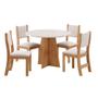 Imagem de Conjunto De Mesa Redonda Com 4 Cadeiras Mel