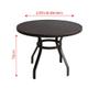 Imagem de Conjunto De Mesa Ripada Com 4 Cadeiras Aluminio + Guarda Sol