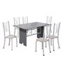 Imagem de Conjunto de Mesa Tampo de Granito Ocre com 6 Cadeiras Lorena Yescasa