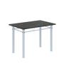 Imagem de Conjunto de Mesa Tubular 100x60cm Tampo em Ardósia Indiano com 4 Cadeiras