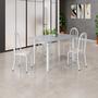 Imagem de Conjunto de Mesa Tubular 120cm X 75cm Tampo com 4 Cadeiras