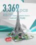 Imagem de Conjunto de Microblocos DovOb - Torre Eiffel (3369 Peças)