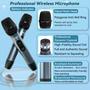 Imagem de Conjunto de Microfone Sem Fio AFUOO W60 Pro - 2,4 GHz, Dual-Mic, Alcance de 60m