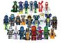 Imagem de Conjunto de minibonecos Ninjago, 24 peças de plástico ABS Wokex de 4,5 cm