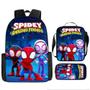 Imagem de Conjunto De Mochila Do Homem-Aranha Da Disney, 3 Peças Para Estudantes Do Ensino Fundamental, Bolsa