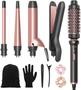 Imagem de Conjunto de Modeladores Wavytalk 5 em 1 - Escova Térmica e 4 Varinhas
