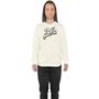 Imagem de Conjunto de Moletom Feminino Blusa Sem Capuz e Calça Jogger Estampado