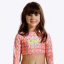 Imagem de Conjunto de Nadar Rosa Summer Vibes Infantil Feminino Poah Noah 52919