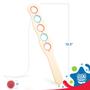 Imagem de Conjunto de Paddleball PICK A TOY de Madeira com Jogo Catch & Toss Ball