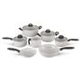 Imagem de Conjunto De  Panelas 7 PCS Ceramic Life Suprema Vanilla - Brinox