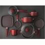 Imagem de Conjunto de Panelas 8 Peças Brinox Ceramic Life Smart Plus Vermelha Antiaderente