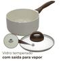 Imagem de Conjunto de Panelas Antiaderente Ceramic Life Smart Plus Vanilla 10 Peças - Brinox