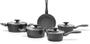 Imagem de Conjunto de Panelas Brinox 5pcs Ceramic Life Orion Preto com Fundo de Indução