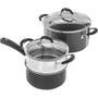 Imagem de Conjunto De Panelas Cuisinart Antiaderente Ceramica Xt Preto 11 Peças 54c-11bk