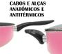 Imagem de Conjunto de panelas rosa antiaderente 6 peças