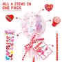 Imagem de Conjunto de Papelaria Oriental Cherry Giant Lollipop - 24 Unidades para Crianças