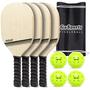 Imagem de Conjunto de pickleball GoSports com 4 pás, 4 bolas de pickleball