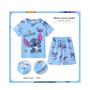 Imagem de Conjunto De Pijama Infantil De Verão Winnie Bear Meninos Meninas Ponto Desenho Animado Roupa De