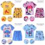 Imagem de Conjunto De Pijama Infantil De Verão Winnie Bear Meninos Meninas Ponto Desenho Animado Roupa De