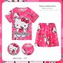 Imagem de Conjunto De Pijama Infantil De Verão Winnie Bear Stitch Cartoon Manga Curta Roupa De Dormir Para