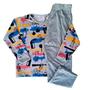 Imagem de conjunto de pijama infantil menino do 01 ao 12 100% algodão
