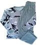 Imagem de conjunto de pijama infantil menino do 01 ao 12 100% algodão