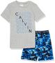 Imagem de Conjunto de Pijamas Calvin Klein Boys Camo - 2 Peças - Tamanho M