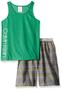 Imagem de Conjunto de pijamas Calvin Klein Boys' Little Pine Green tamanho 14/16