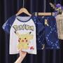 Imagem de Conjunto de Pijamas Infantis Pokémon - Confortável para Meninos e Meninas