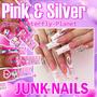 Imagem de Conjunto de pingentes para unhas AQNJC Y2K Silver Butterfly Cross Star Planet