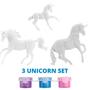 Imagem de Conjunto de pintura Toy Horse Breyer Horses Stablemates Unicorn Family