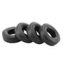 Imagem de Conjunto de pneus, 4 peças de borracha com esponja para trator 1:14 Tamiya
