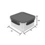 Imagem de Conjunto de potes click (cl 2000-cl 2100-cl 2200) chumbo ou kte014