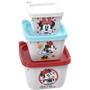 Imagem de Conjunto de Potes Conect Minnie Vermelha 3 unidades