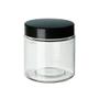 Imagem de Conjunto de Potes de Vidro Le Easy com Tampa Preta 3 Peças 700ml
