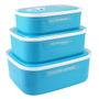 Imagem de Conjunto de Potes para Alimentos Fitness - Azul