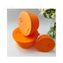Imagem de Conjunto de Potes Plástico Redondos c/ Válvula Para Freezer Microondas Lava Louças - 350/650/1200ml