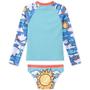 Imagem de Conjunto de Praia ML Infantil Lilica Ripilica Camiseta ML Calcinha Arco-Íris Feminino REF80104702