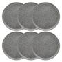 Imagem de Conjunto de Pratos Rasos 06 Peças Flat Gray Oxford
