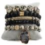Imagem de Conjunto De Pulseiras Elásticas Com Contas De Cristal Boêmio Feminino, 5 Peças, Presente De Joias,