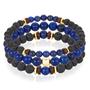 Imagem de Conjunto de pulseiras West Coast Jewelry Lapis Lazuli Stone Masculino