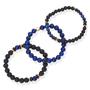 Imagem de Conjunto de pulseiras West Coast Jewelry Lapis Lazuli Stone Masculino