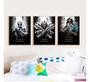 Imagem de conjunto de quadros decorativos 3 peças filme league"