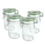 Imagem de Conjunto De Quatro Potes Herméticos Vidro Com Trava - 250 Ml