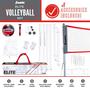 Imagem de Conjunto de Rede de Voleibol Franklin Sports Elite com Bola - Estilo Profissional