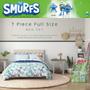 Imagem de Conjunto de roupa de cama Franco The Smurfs Super Soft Microfiber 7 peças