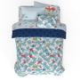Imagem de Conjunto de roupa de cama Franco The Smurfs Super Soft Microfiber 7 peças