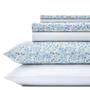 Imagem de Conjunto de roupa de cama Laura Ashley Home King Cotton Percale Blue