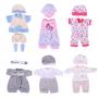 Imagem de Conjunto de roupas Baby Doll BABESIDE para bonecas Reborn de 25-38 cm